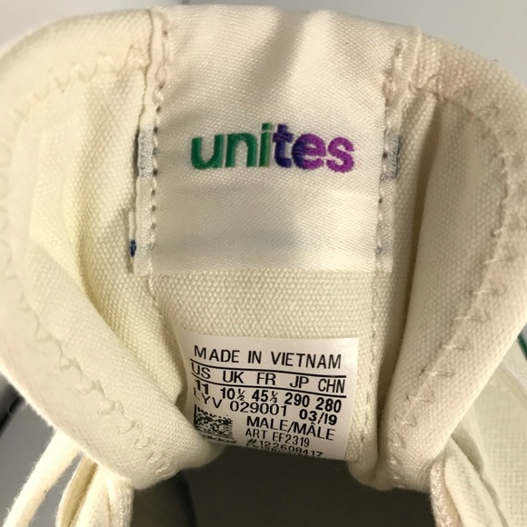 Adidas Nizza Pride Shoes Sneakers Off White - Picture 7 of 7